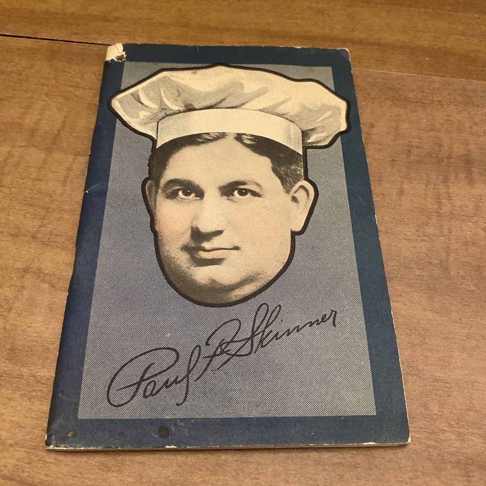 Paul Skinner Macaroni Cookbook Vintage Second Edition Skinner Manufacturing Co